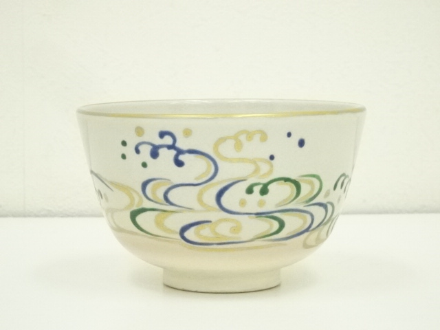 道具 ] - 道具 京焼 加藤松香造 古清水流水絵茶碗（共箱） | ネット